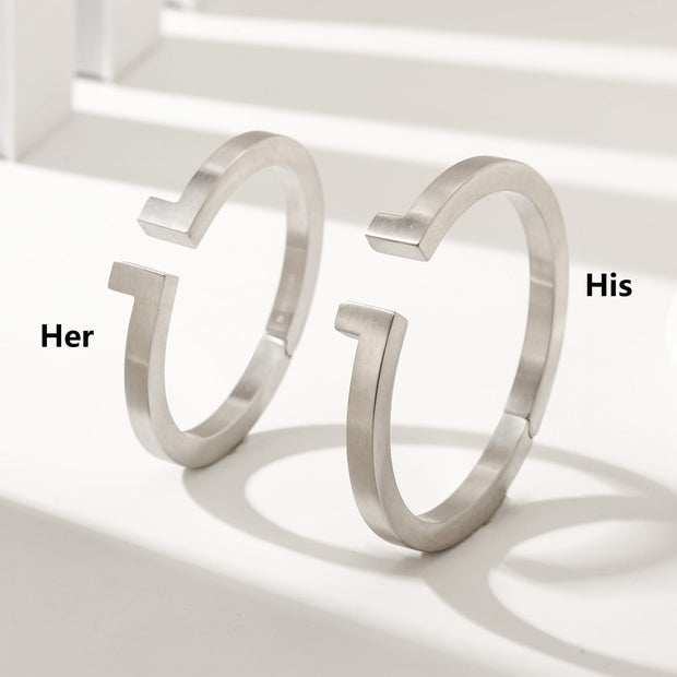 Hinged Cuff His and Hers