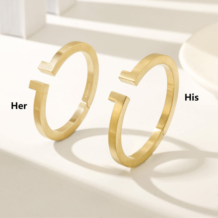 Hinged Cuff His and Hers