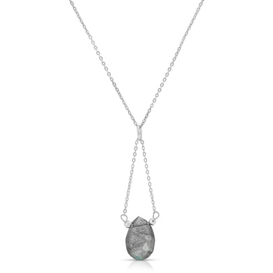 Out of This World - Silver with Labradorite Necklace