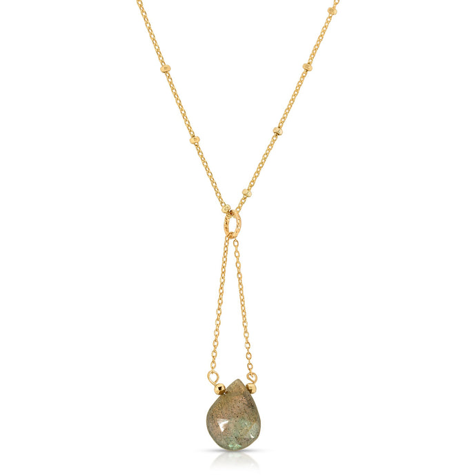 Out of This World - Gold Labradorite Necklace