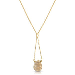 Out of This World - Gold Filled with Lightning Ridge Opal Necklace