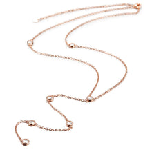Load image into Gallery viewer, Yves Necklace Lariat Necklace with Swarovski Crystals